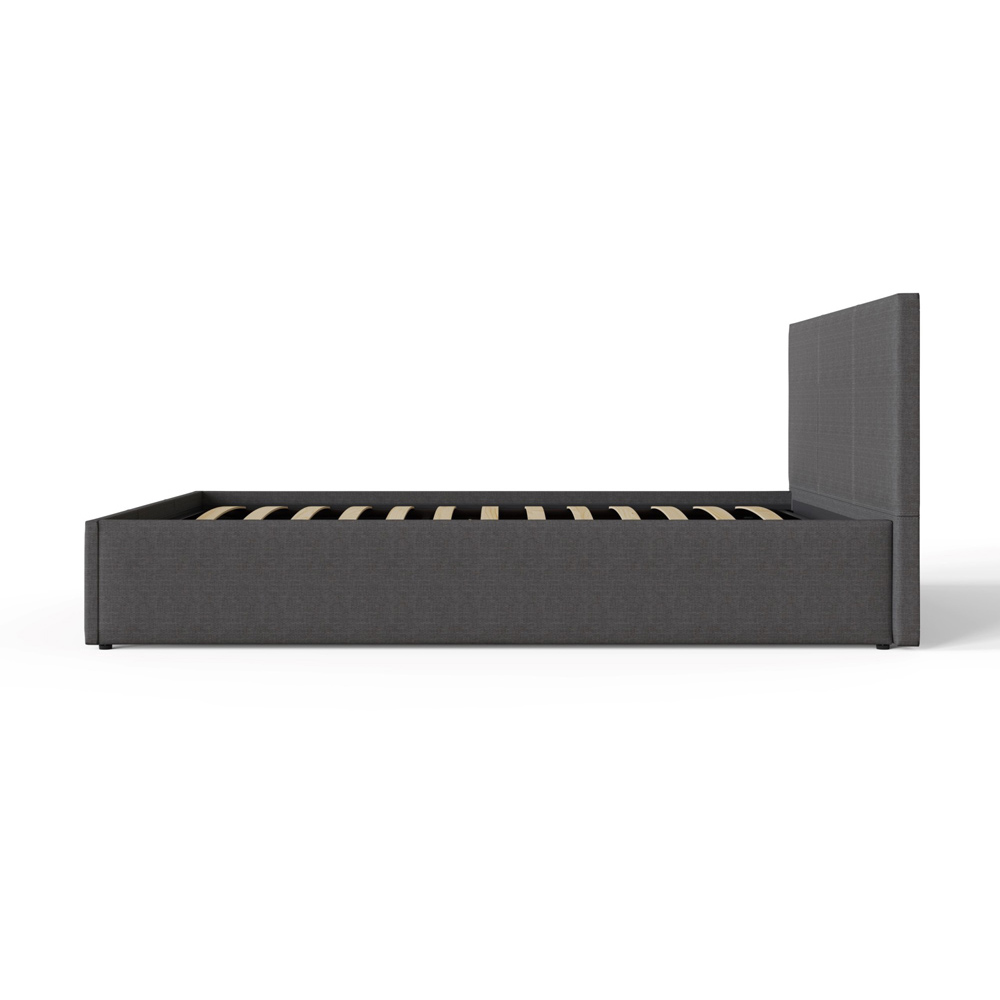 GFW Double Grey Side Lift Ottoman Bed Image 3