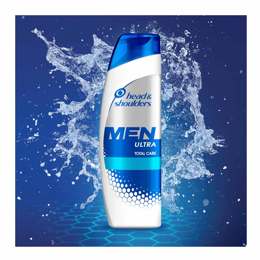 Head & Shoulders Mens 2 in 1 Total Care Shampoo Case of 6 x 225ml Image 5