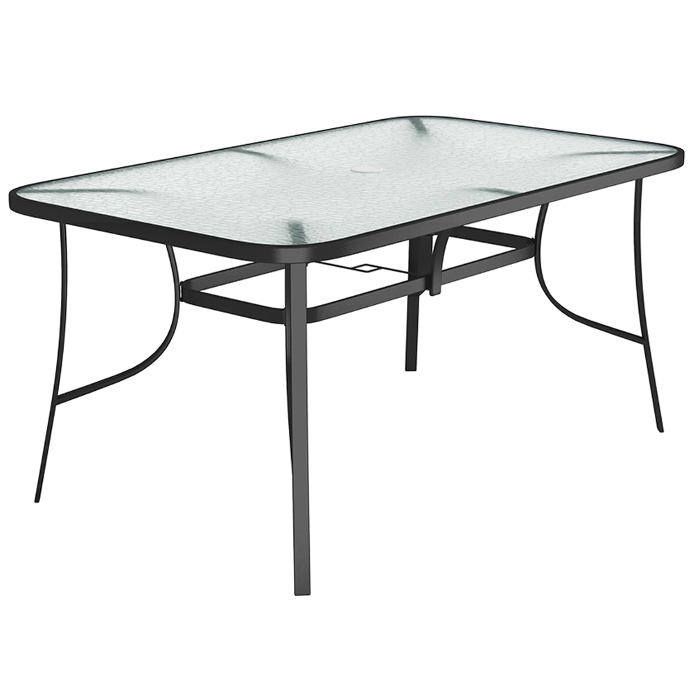 Living and Home Wicker 6 Seater Patio Dining Set Image 3