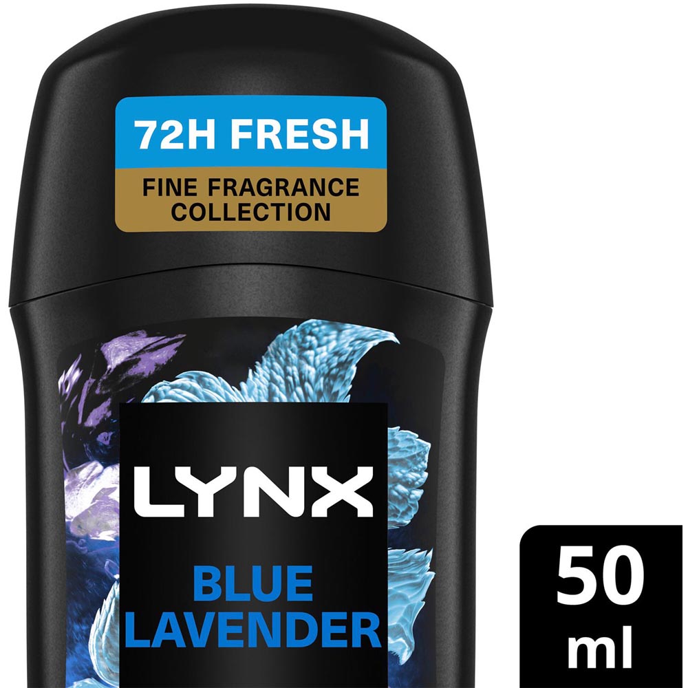 Lynx Fine Fragrance Blue Lavender Men's Body Spray Body Wash and Stick Bundle Image 8