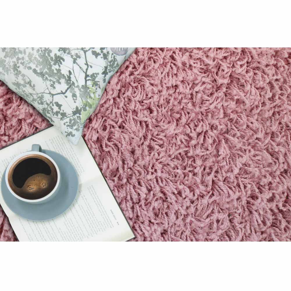 Shaggy Rug Blush 120 x 170cm Image 4