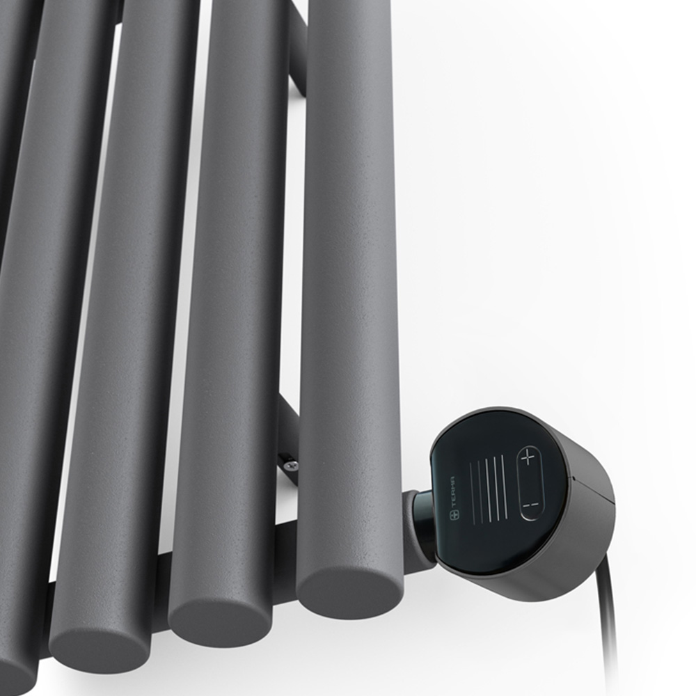 Terma Rolo-Room E Wi-Fi Modern Grey Electric Radiator 1000W 580 x 1195mm Image 5