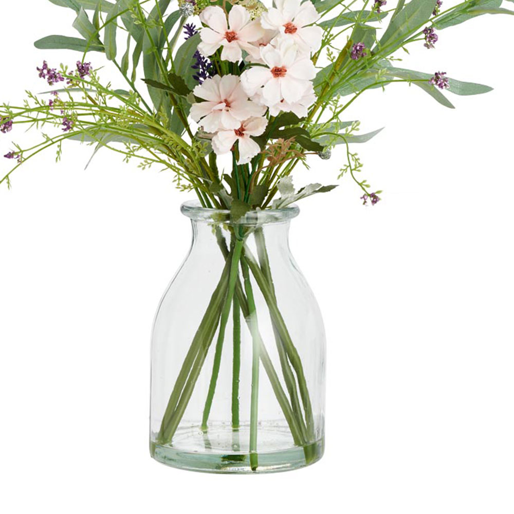 Wilko Faux Spring Flowers with Eucalyptus in Vase Wilko