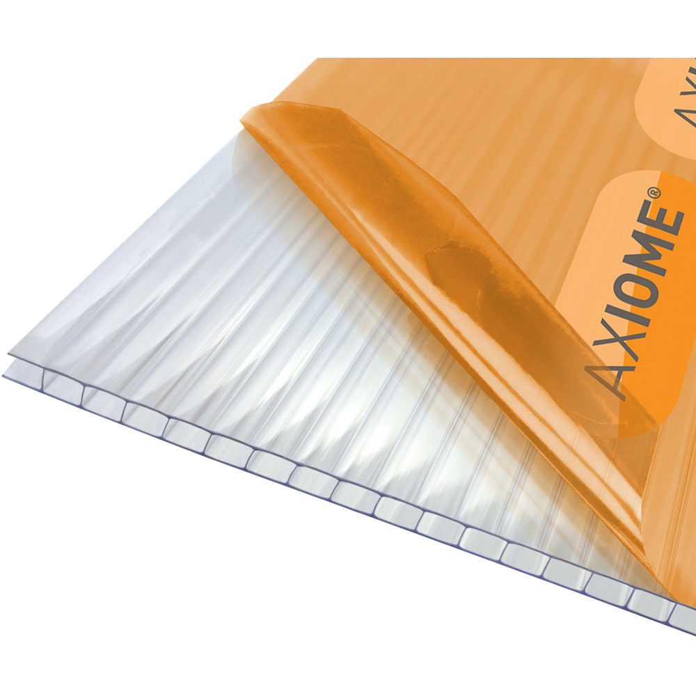 Axiome 4mm Clear Twinwall Glazing Sheet 1050 x 2000mm Image 1