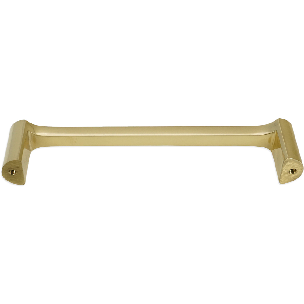 Spira Brass Tulip Polished Brass Cabinet Pull Handle 165mm Image 4