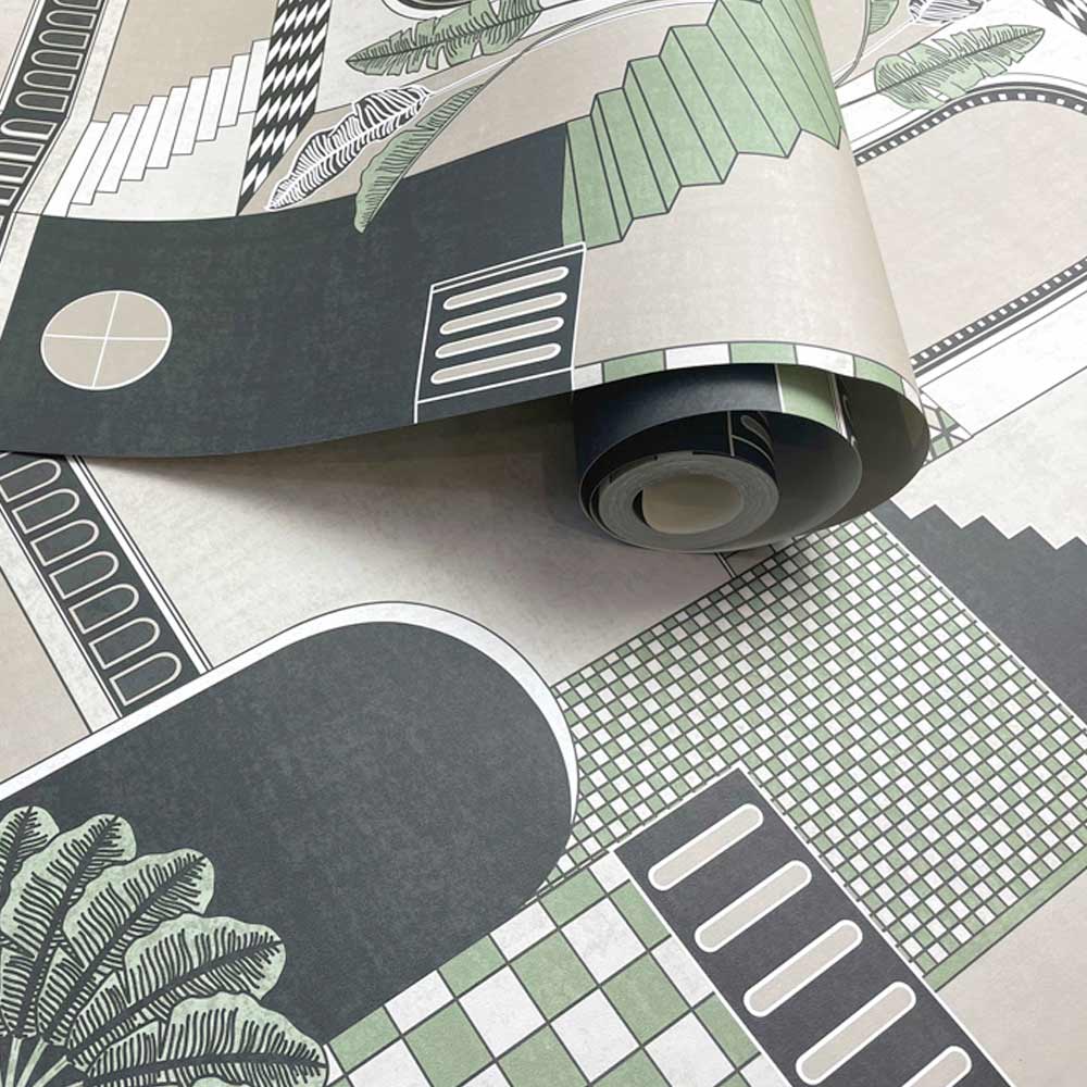 Holden Decor Medina Green Wallpaper Image 2