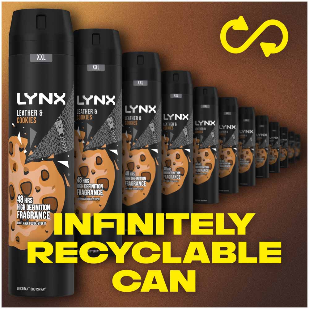 Lynx Body Spray Leather and Cookies 250ml Image 6