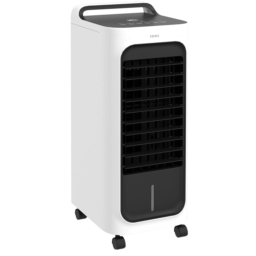 HOMCOM White Mobile Air Cooler Image 1