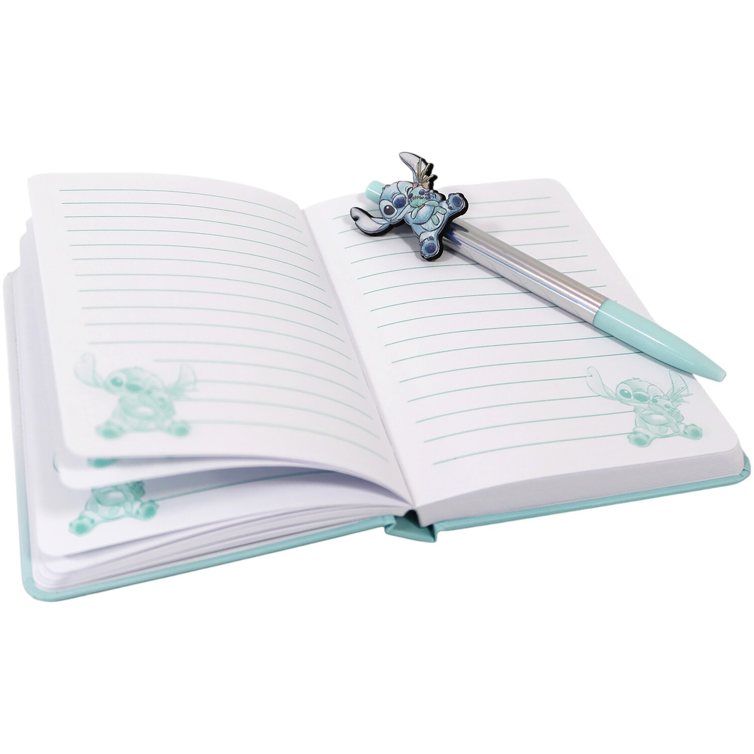 Stitch A5 Squishy Notebook with Pen Set White and Blue Image 3