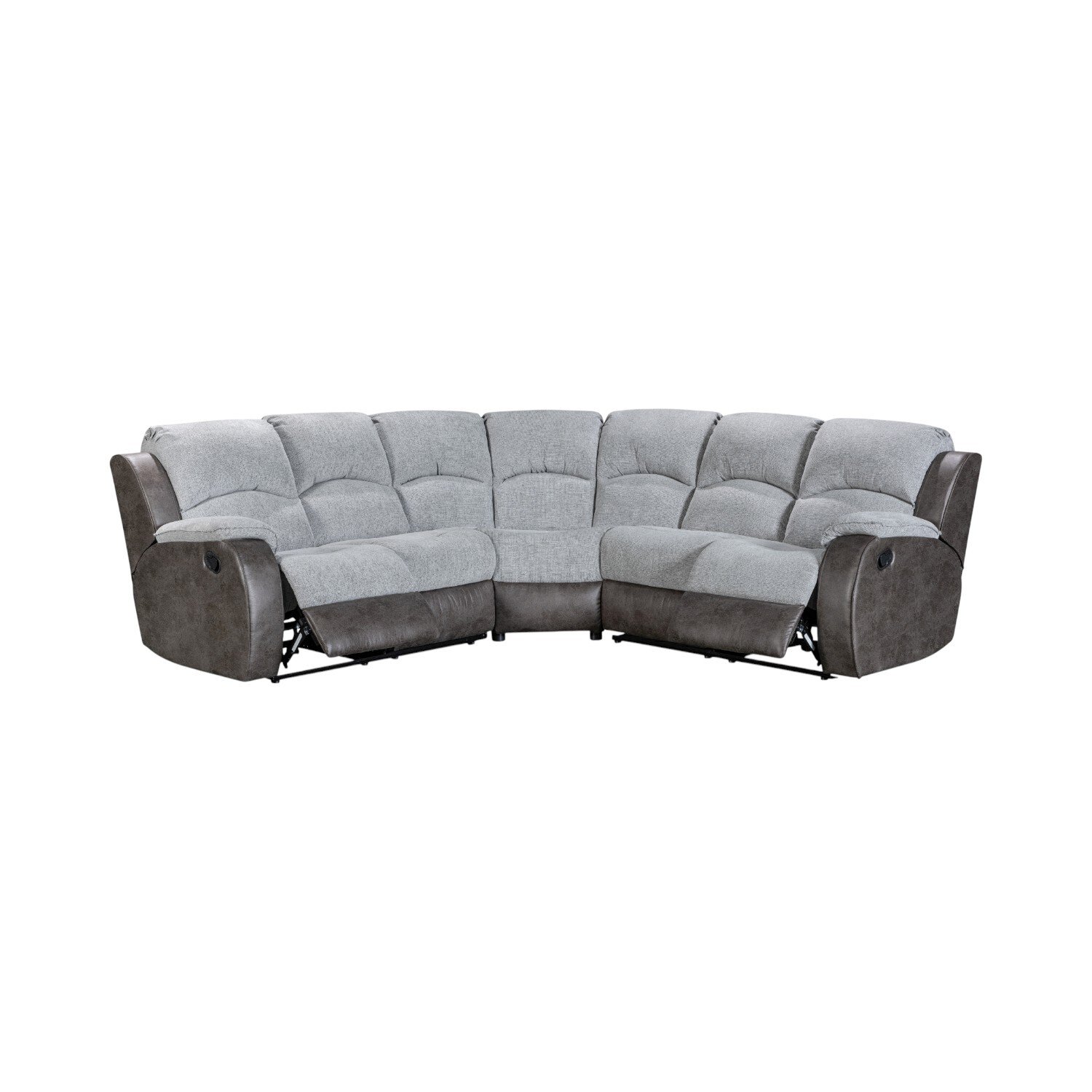 Charleston Corner 7 Seater Sofa Grey Image 3