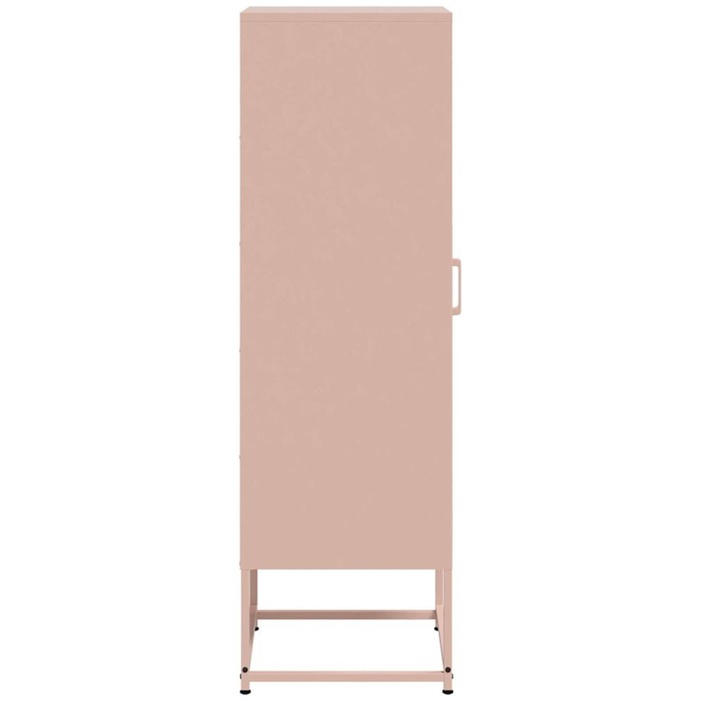 vidaXL Single Door Pink Industrial Highboard Image 7