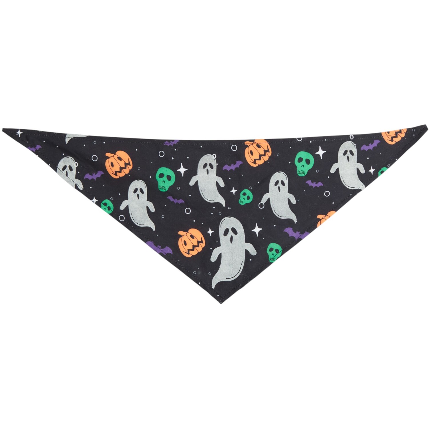 Halloween Spooky Pet Bandana Black Image 5