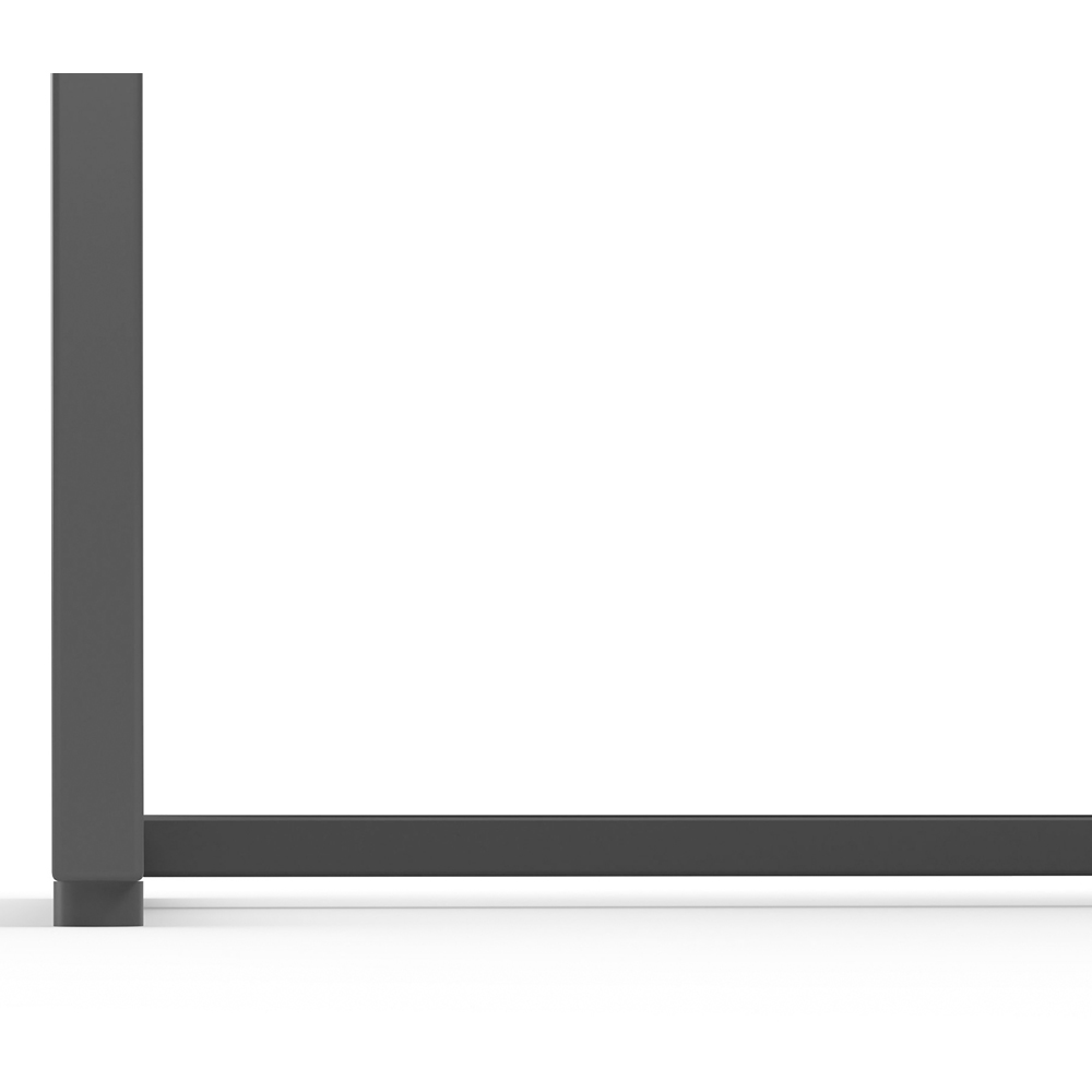 Loft24 Asia 2 Door 2 Shelf Anthracite Lowboard Image 5