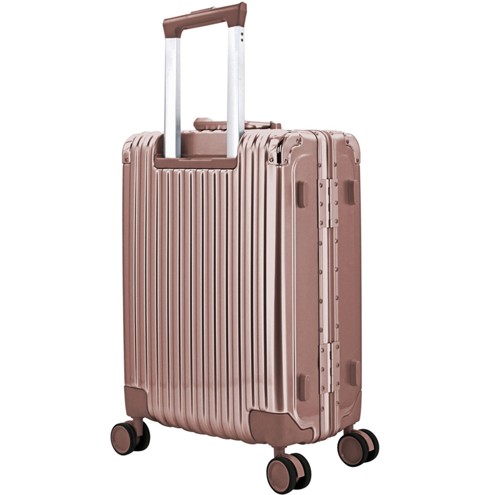 Swift Blaze Hard Shell Luggage Pink Large Image 3