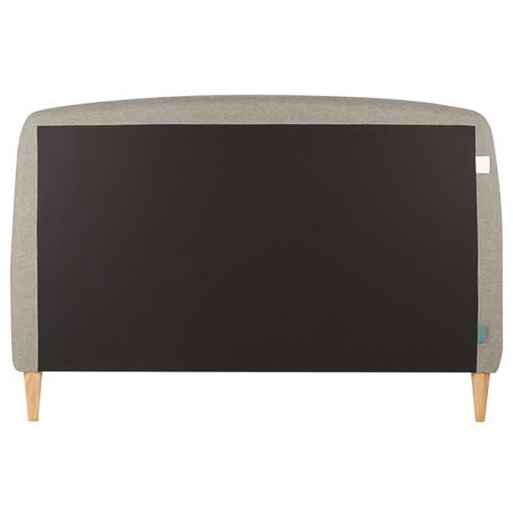 Quebec King Size Grey Bed Image 5