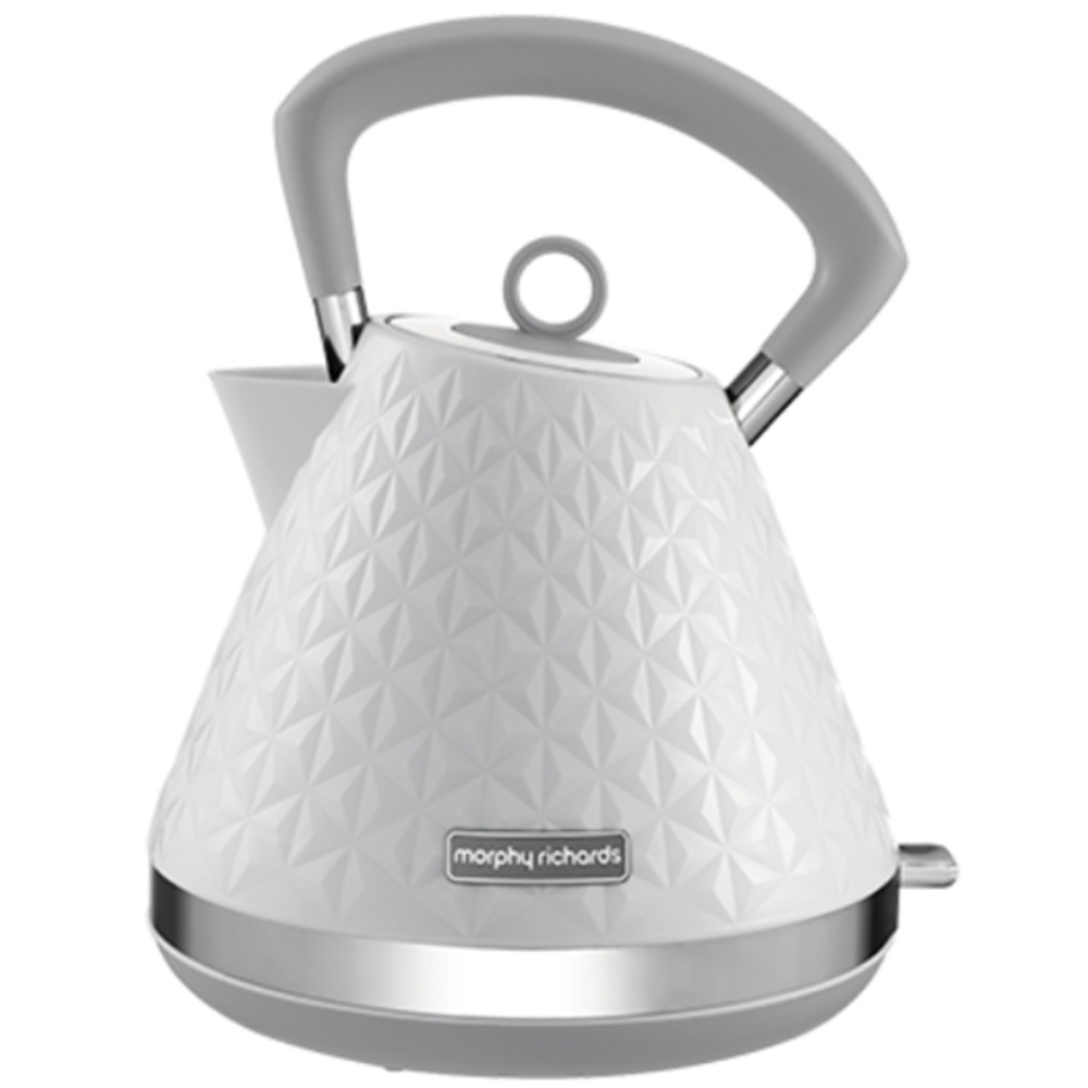 Morphy Richards Vector 108134 White 1.5L Pyramid Kettle Image 1