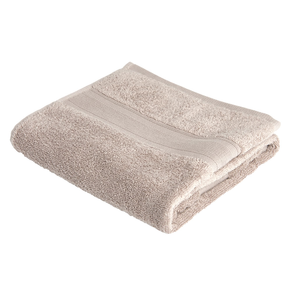 Wilko Supersoft Natural 100% Cotton Hand Towel Image 1