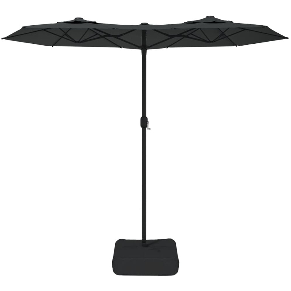 vidaXL Anthracite Double Head Garden Parasol 3m Image 3