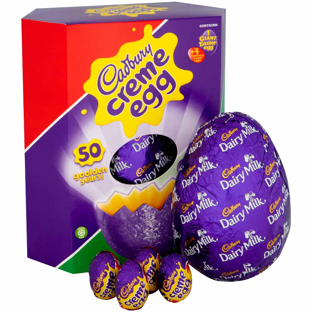 Cadbury Milk Chocolate Giant Creme Egg Easter Egg 460g Image 3