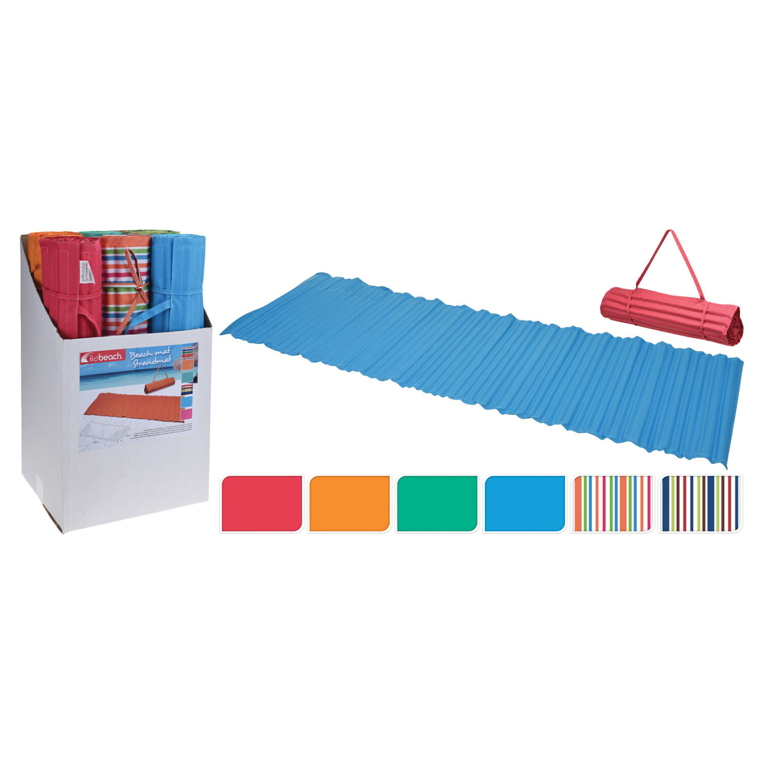 Beach Mat with Straps and Carry Handles Image