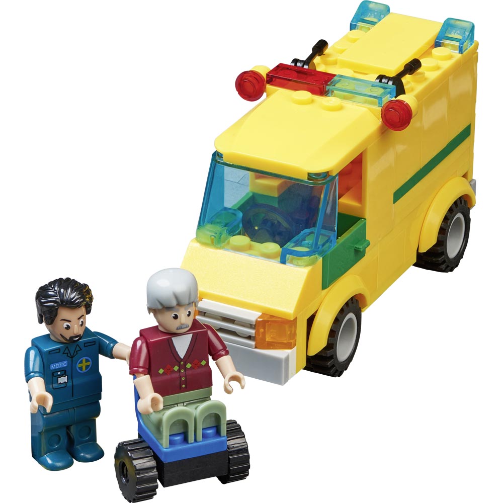 Wilko Blox Ambulance Small Set Image 1