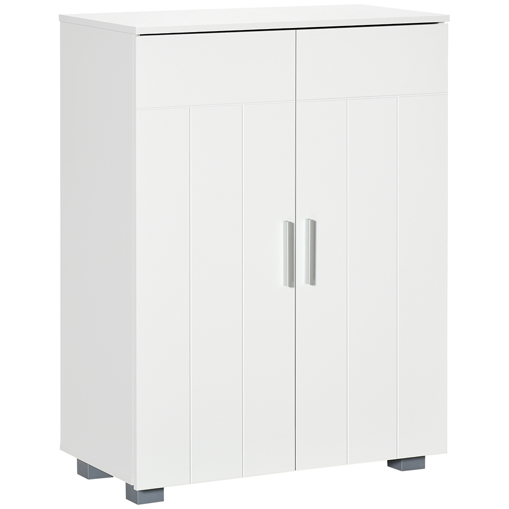 Kleankin White 2 Door Floor Cabinet Image 2