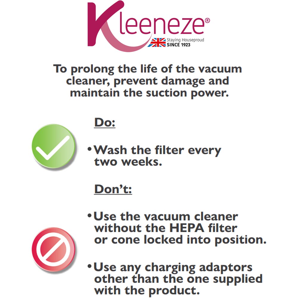 Kleeneze® 2 in 1 Stick Vacuum Copper Image 8