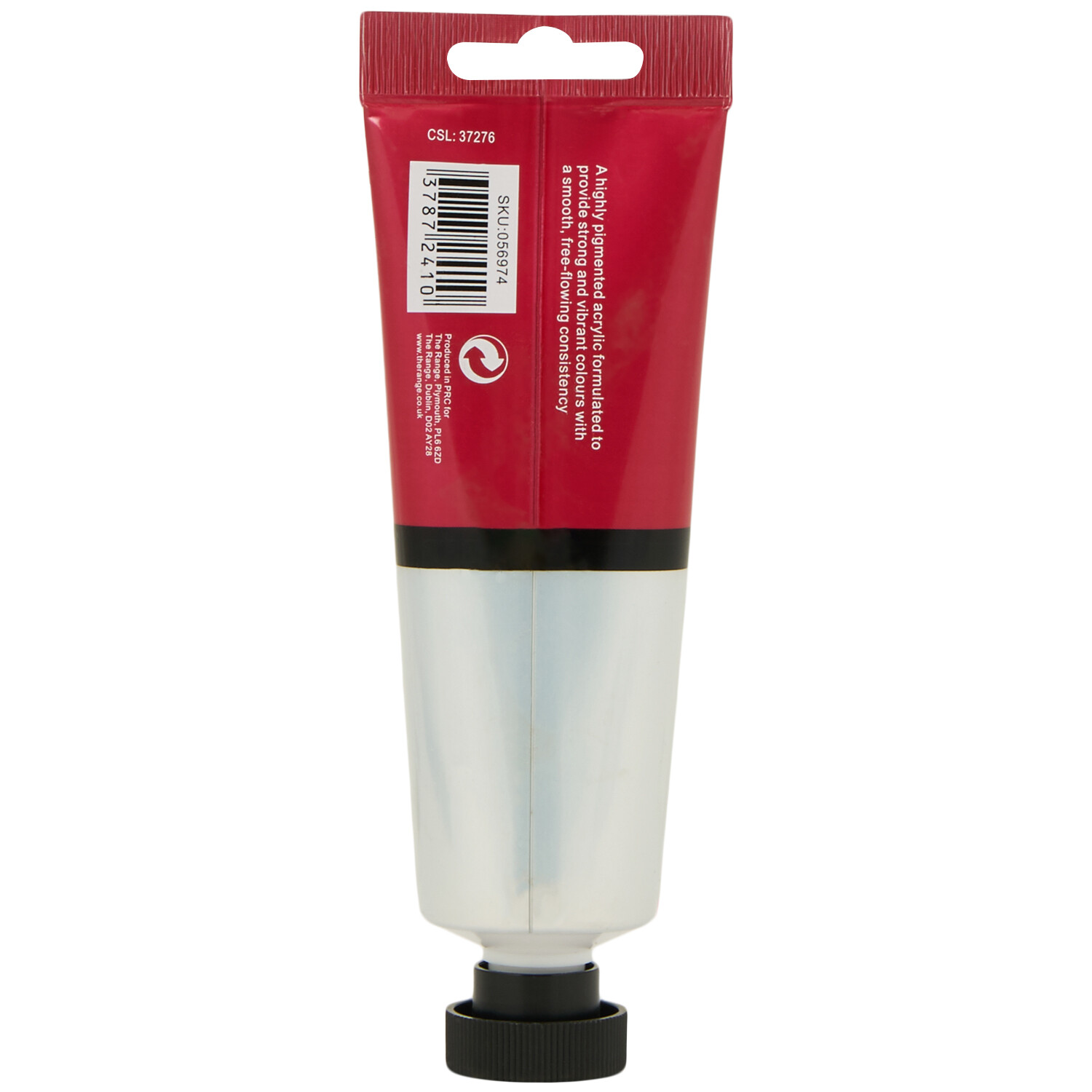 Art Studio Premium Acrylic Paint - Alizarine Red Image 2