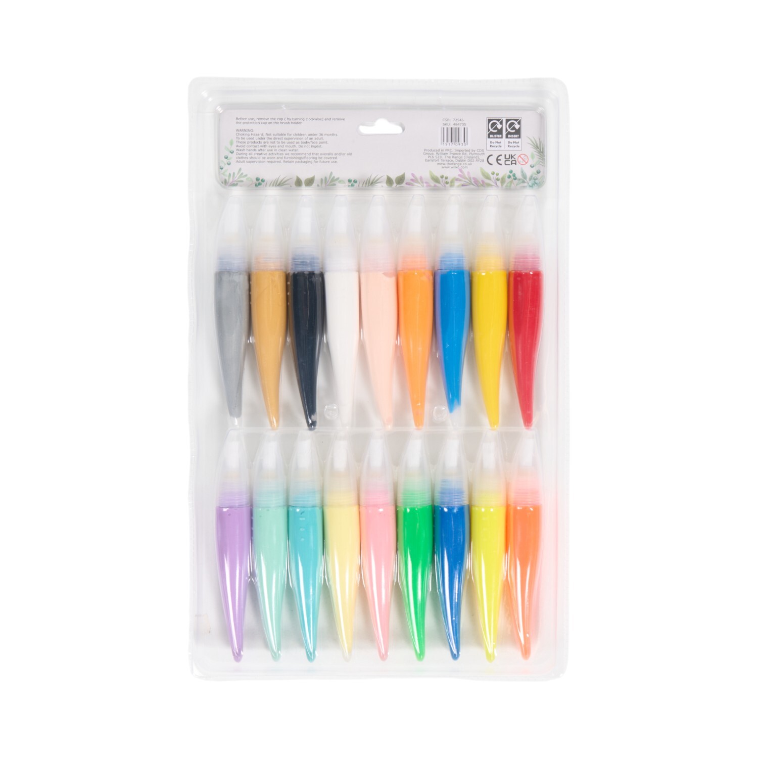 Pack of 18 Squishy Paint Brushes Image 2