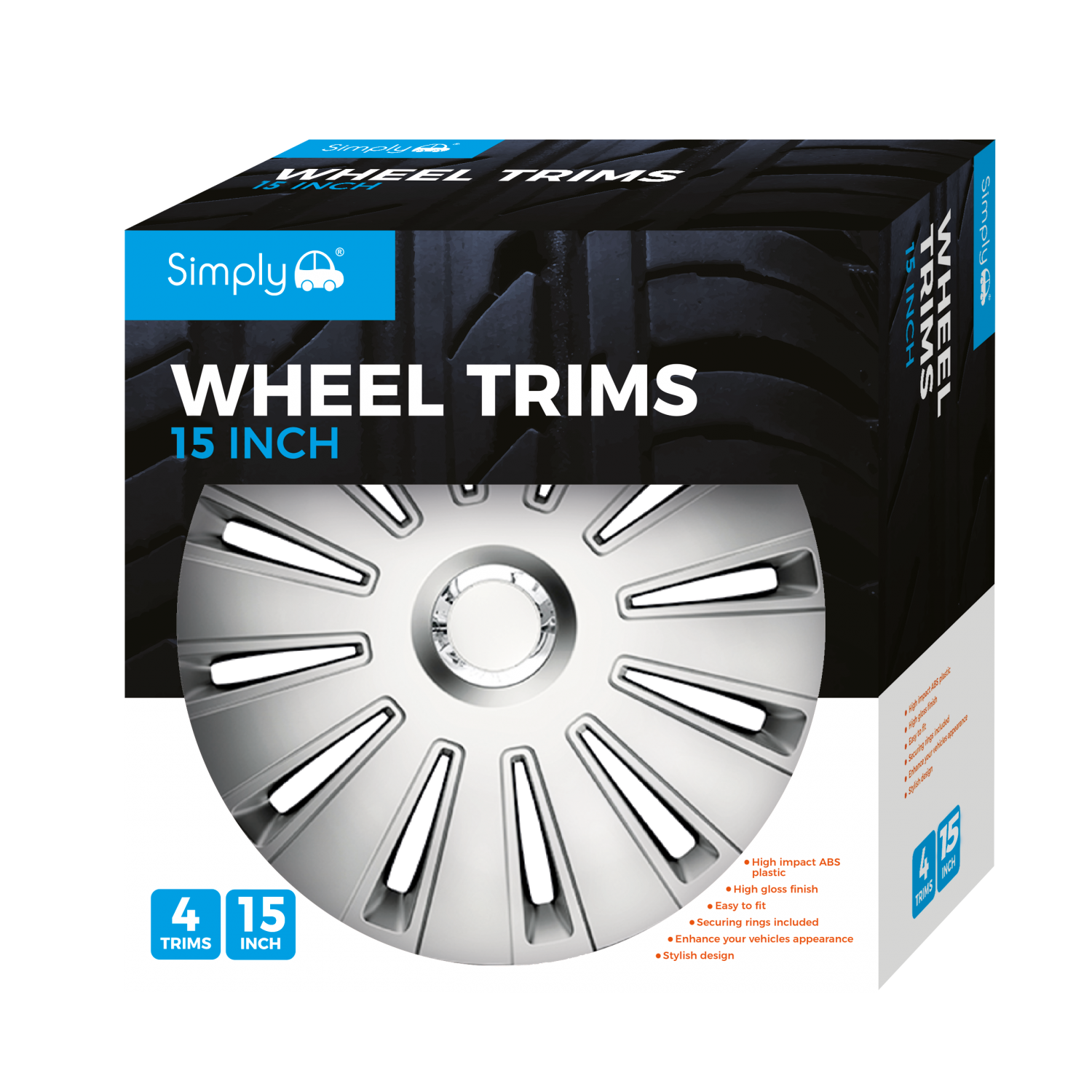 Simply Auto Wheel Trims 15inch - Cosmos Image 1