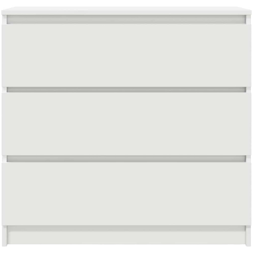 vidaXL 3 Drawer White Sideboard Image 5
