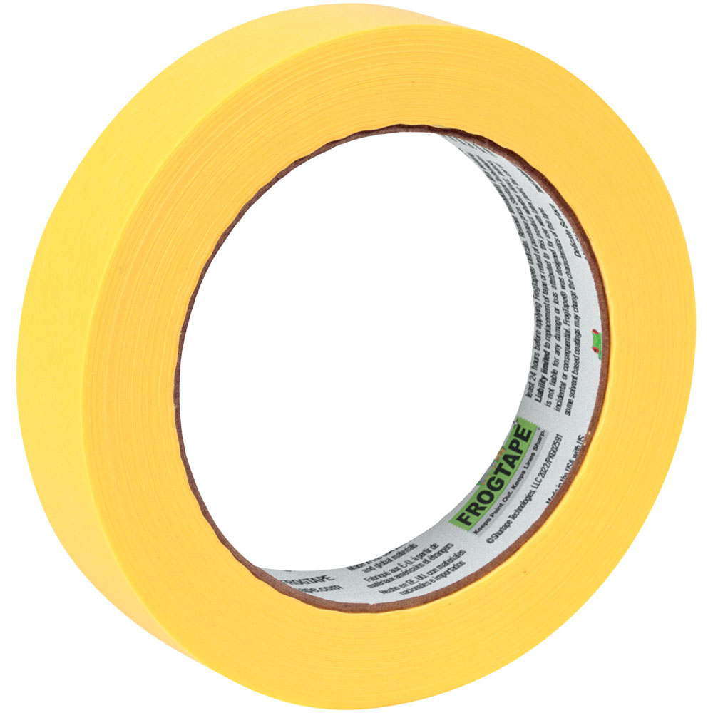 FrogTape 24mm Yellow Delicate Surface Painters Tape Image 1