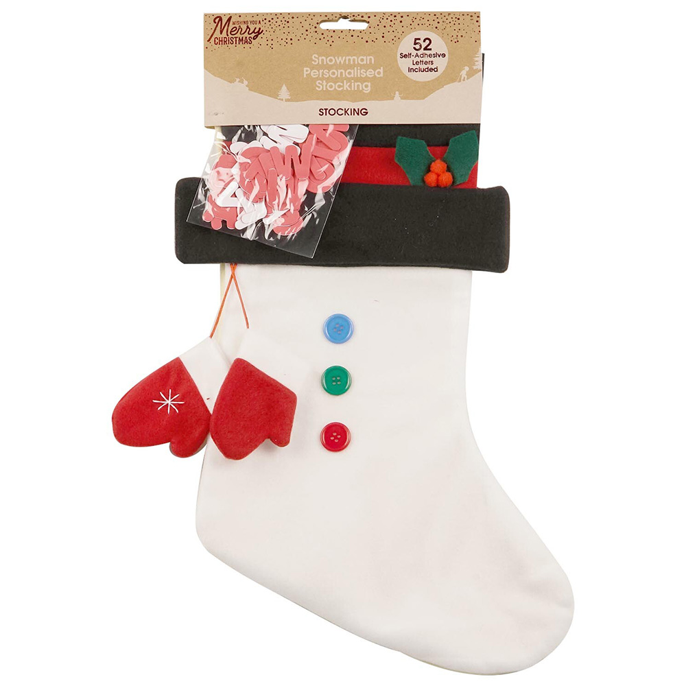 Single Personalised Stocking in Assorted styles Image 2