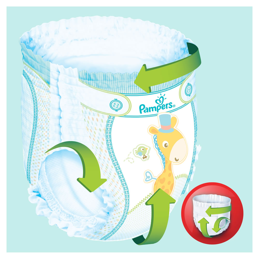Pampers Baby Dry Nappy Pants Carry Pack Size 5 21pk Image 4