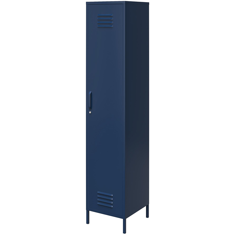 Dorel Bradford Single Door Navy Metal Locker Storage Cabinet Image 5