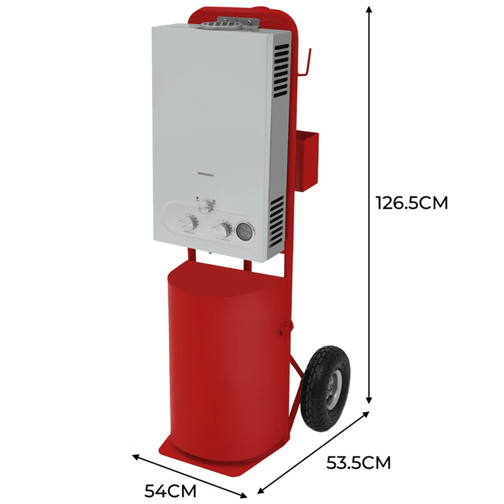 Monstershop Deluxe Red Portable Horse Shower Image 5
