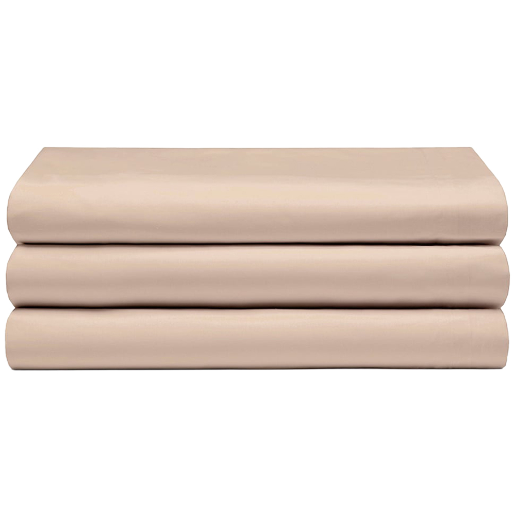 Serene Super King Honeydew Flat Bed Sheet Image 1