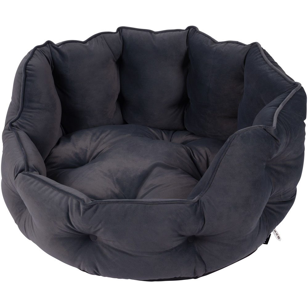 Bunty Monarch Medium Dark Grey Dog Bed Image 3