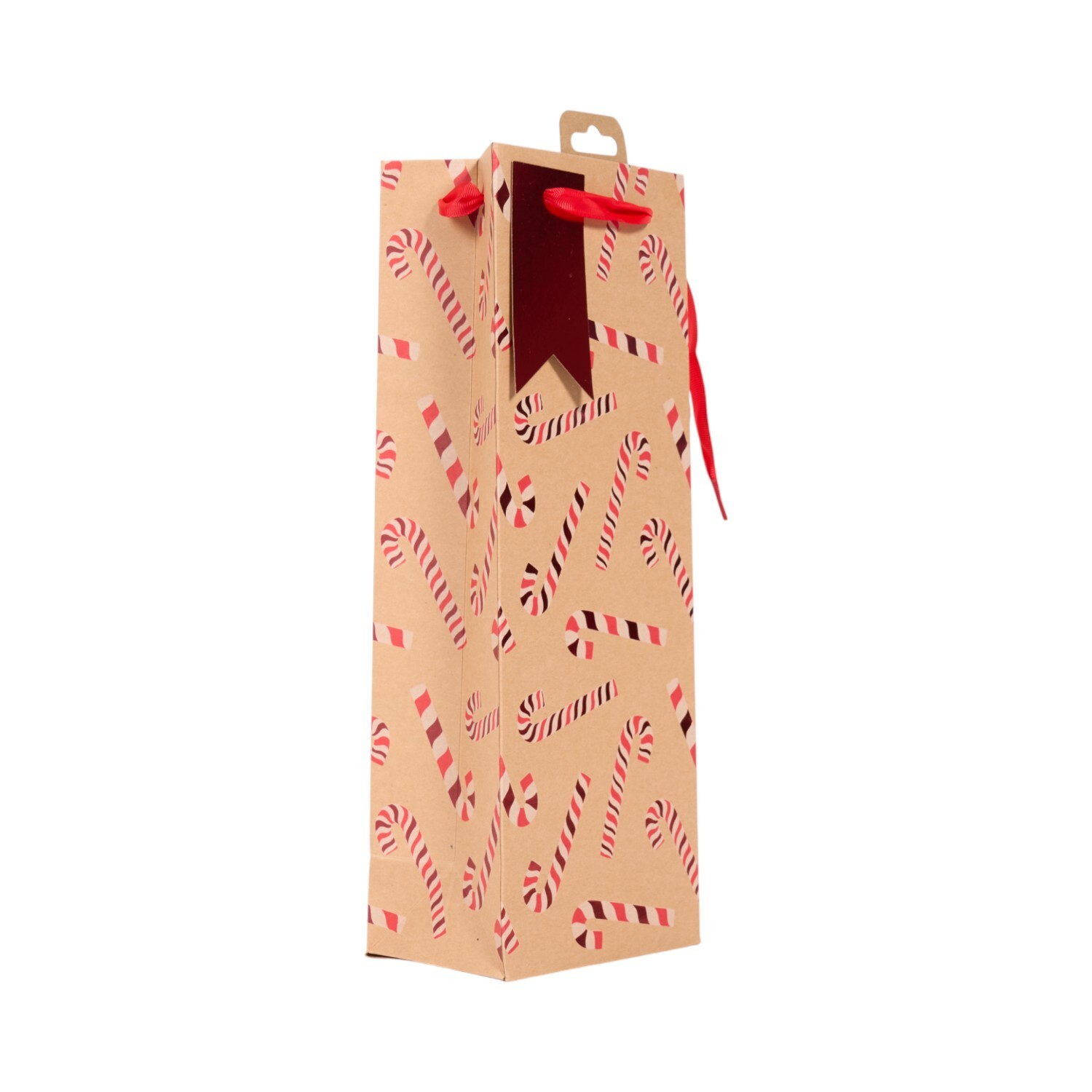 Candy Cane Bottle Bag Brown Image 4
