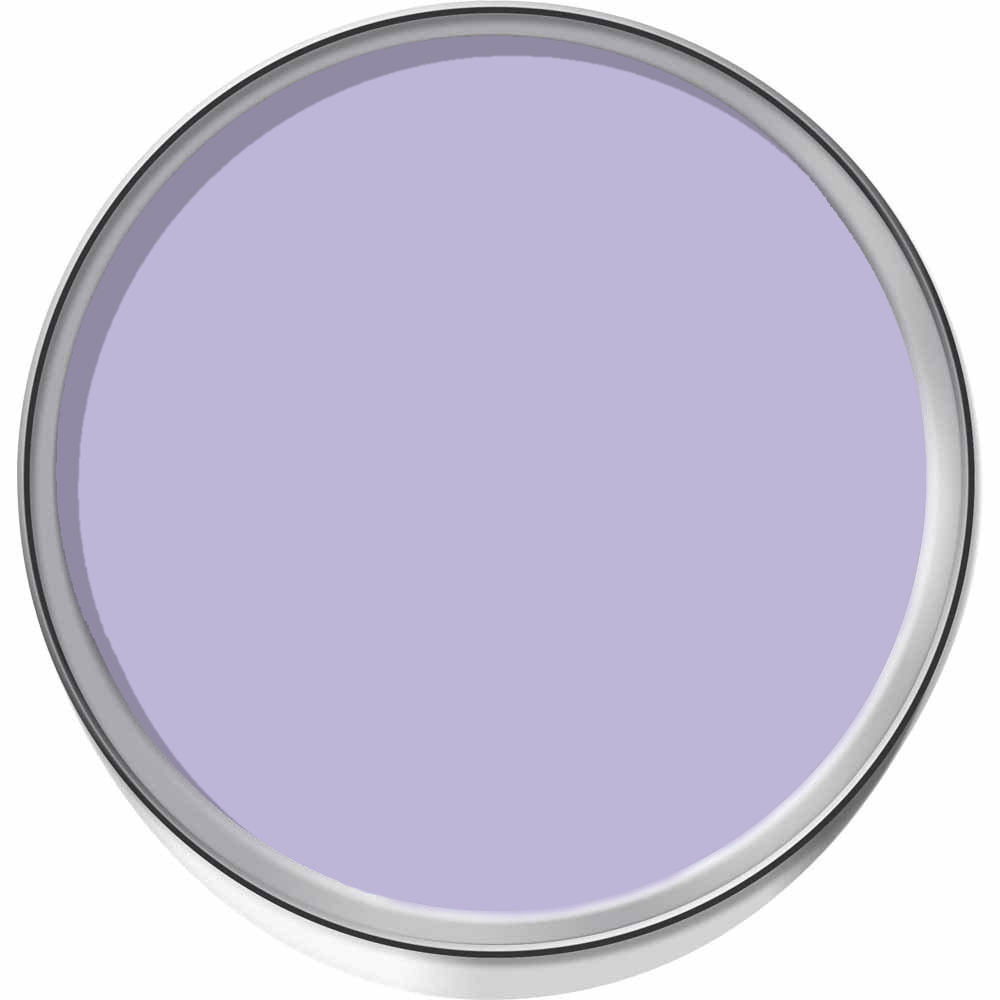 Wilko Walls & Ceilings Powder Purple Silk Emulsion Paint 2.5L Image 3