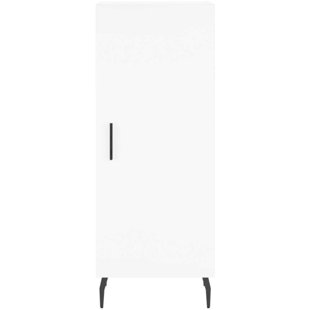 vidaXL Single Door White Sideboard Image 6