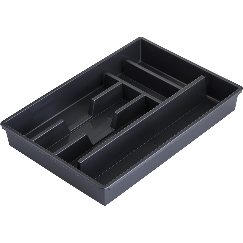 Moda 2 Tier Cutlery Tray Platinum Wilko