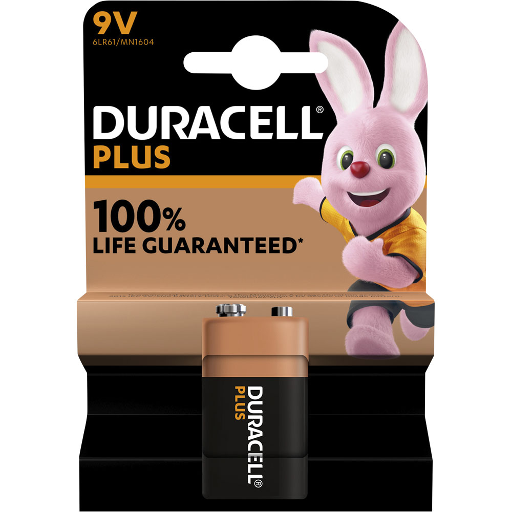 Duracell Plus 9V Battery Image 1