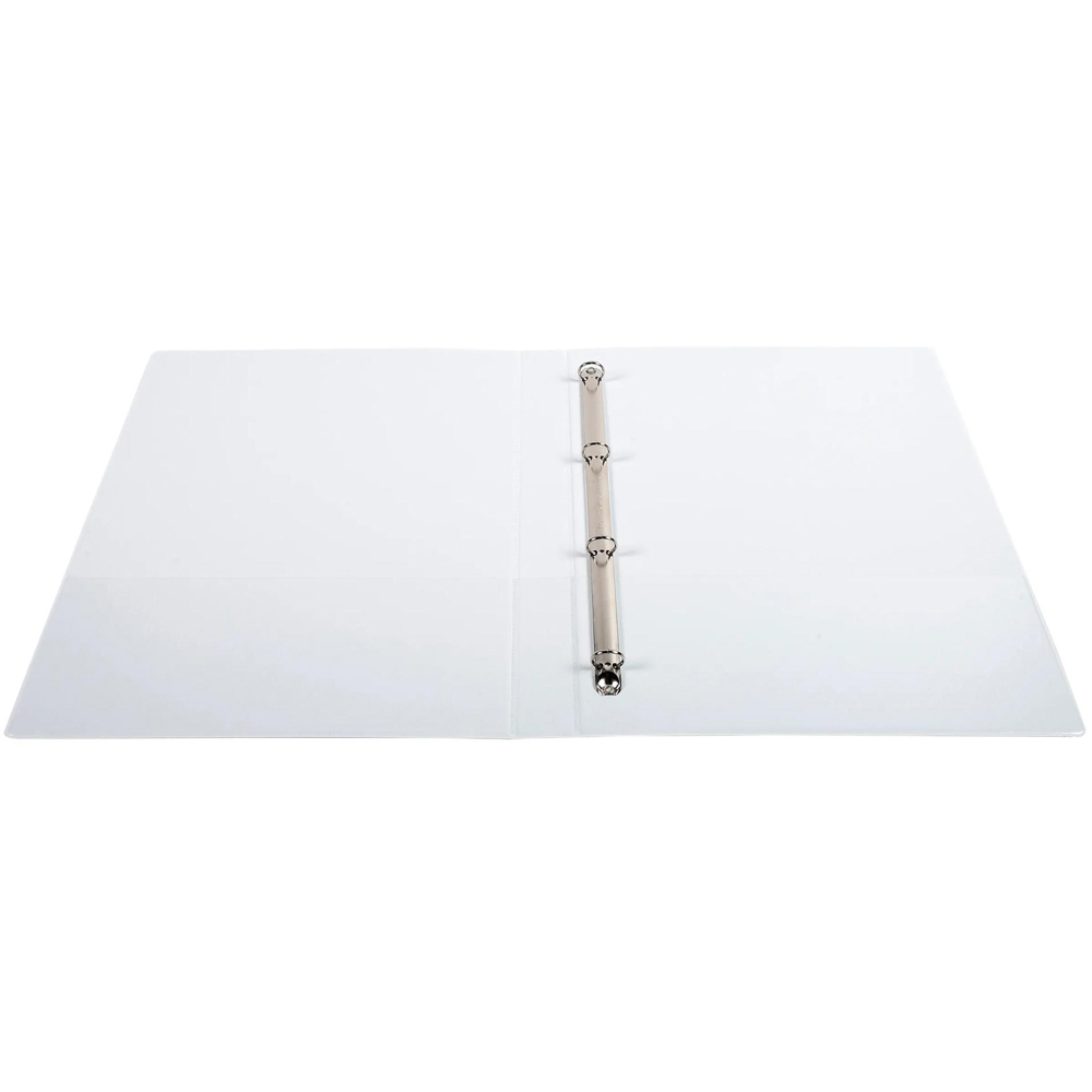 Exacompta Kreacover White Polypropylene 4D Ring Binder with 2 Pockets 16mm 10 Pack Image 2