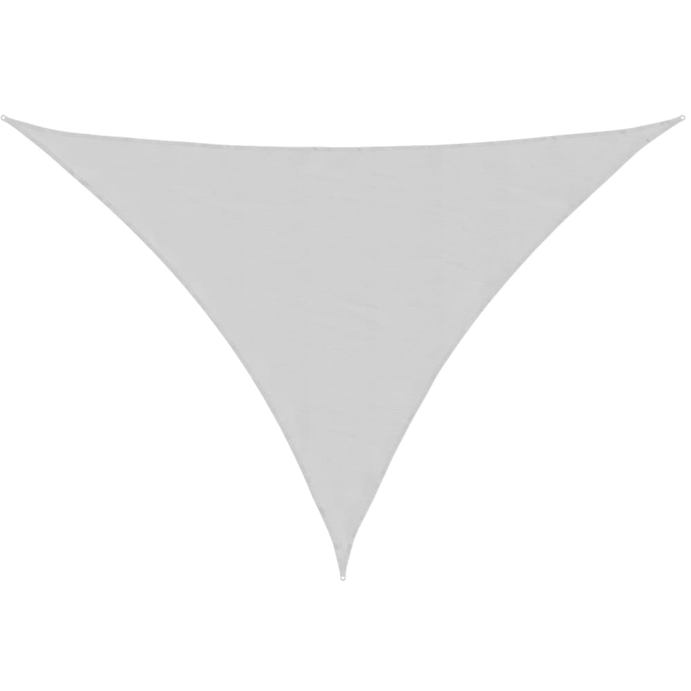 vidaXL Grey Triangular Sun Shade Sail 7 x 5 x 5m Image 1