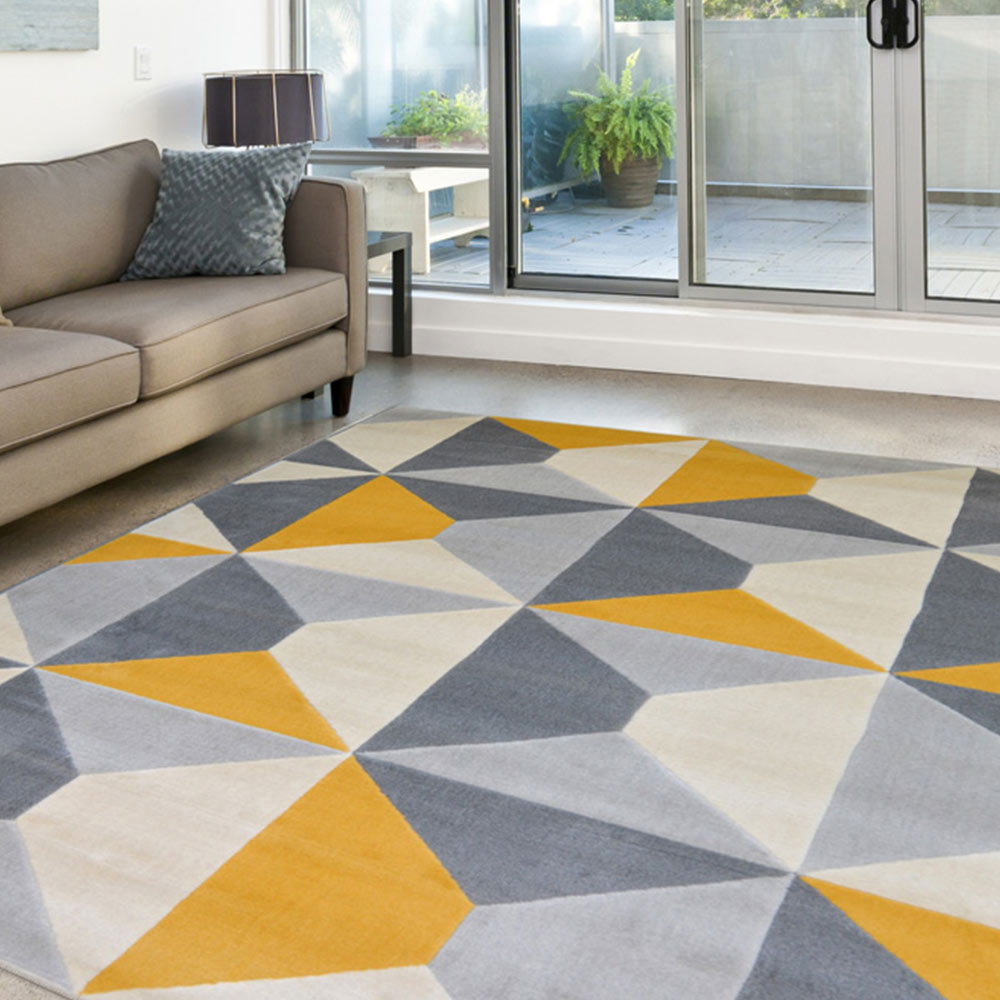 Homemaker Creation Venus Mustard Rug 160 x 230cm Image 2