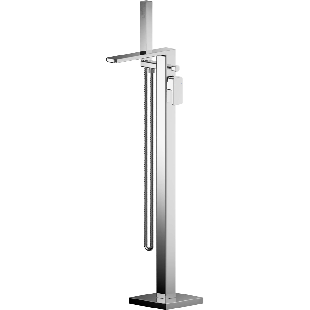 nuie Windon Chrome Freestanding Bath Shower Mixer Image 1