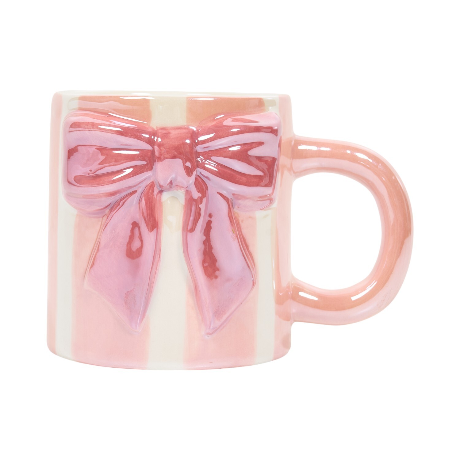 Bow Mug Candle Pink Image 2