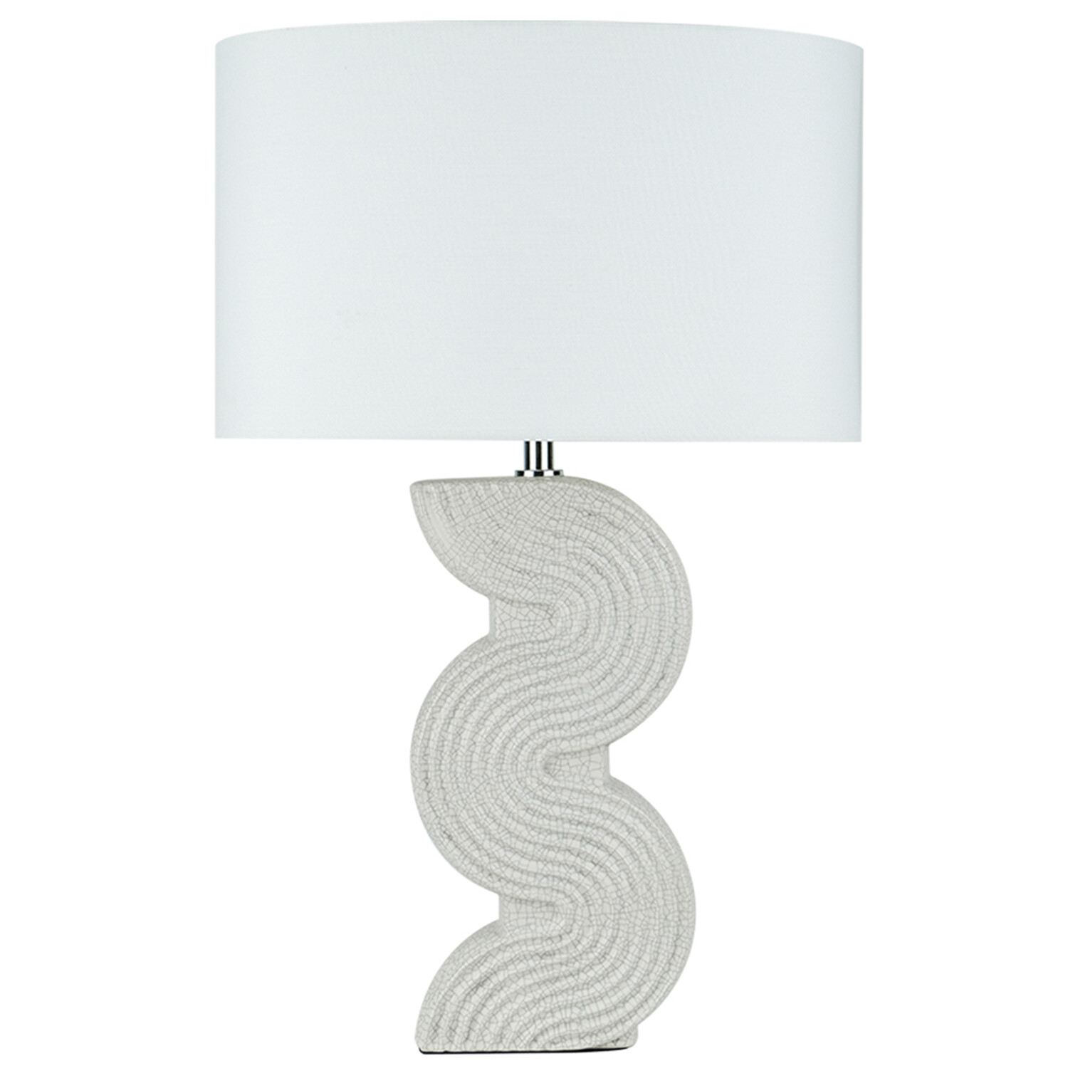 Hattie Ceramic Table Lamp - White Image 1