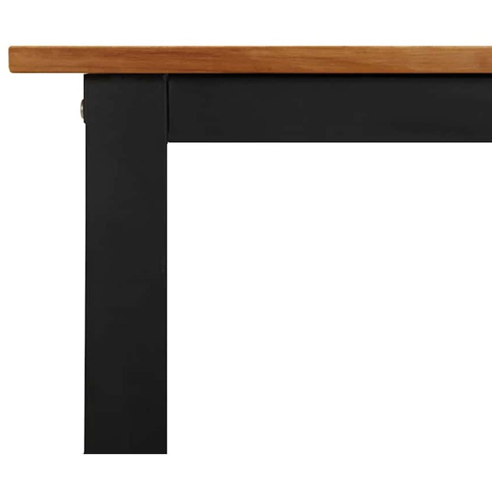 vidaXL Brown and Grey Solid Wood Acacia Garden Table 200cm Image 7